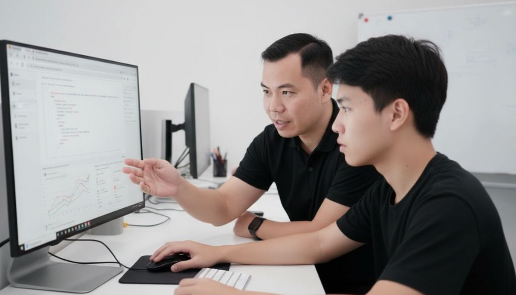 Phạm Công Thiện hỗ trợ cầm tay chỉ chuột đến khi bạn làm được mới thôi